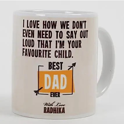 Best Papa Personalized Mug